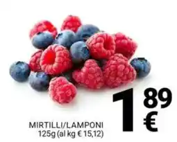 Supermercati Gulliver Mirtilli/lamponi offerta