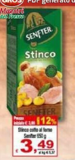 CTS Supermercati Stinco di maiale offerta