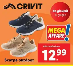 Lidl Scarpe outdoor offerta