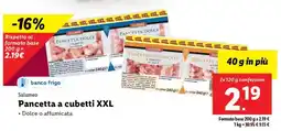Lidl Pancetta a cubetti XXL offerta