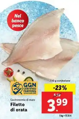 Lidl Filetto Di Orata offerta