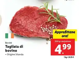 Lidl Tagliata di bovino offerta