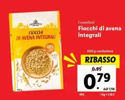 Lidl Fiocchi di avena integrali offerta