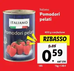 Lidl Pomodori pelati offerta