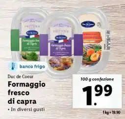 Lidl Formaggio Fresco di Capra offerta