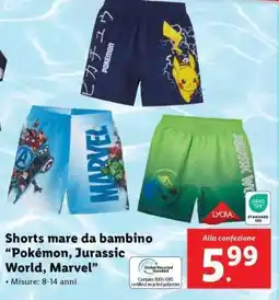 Lidl Shorts mare da bambino offerta
