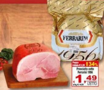 CTS Supermercati Prosciutto cotto offerta