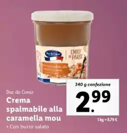Lidl Crema spalmabile alla caramella mou offerta