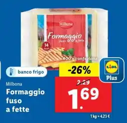 Lidl Milbona Formaggio fuso a fette offerta