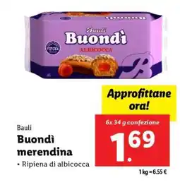 Lidl Buondì merendina offerta