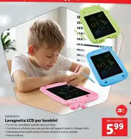 Lidl Lavagnetta LCD per bambini offerta