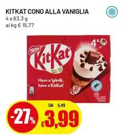 Famila KitKat Cono alla Vaniglia offerta