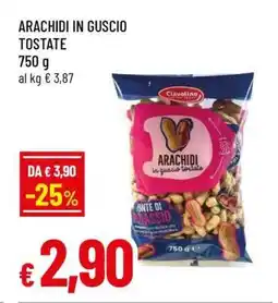 Famila Arachidi in Guscio Tostate offerta