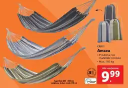 Lidl CRIVIT Amaca offerta