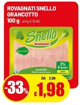 Famila ROVAGNATI Snello GranCotto offerta