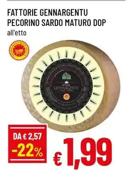 Famila Fattorie Gennargentu Pecorino Sardo Maturo DOP offerta