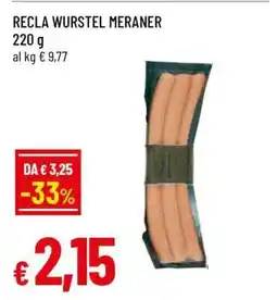 Famila RECLA WURSTEL MERANER offerta