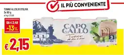 Famila CAPO GALLO Tonno all'olio d'oliva offerta