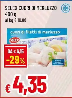 Famila SELEX CUORI DI MERLUZZO offerta