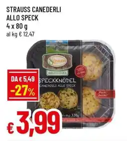 Famila STRAUSS CANEDERLI ALLO SPECK offerta