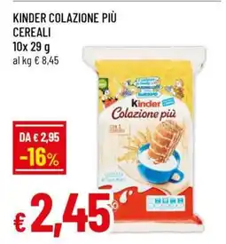Famila KINDER COLAZIONE PIÙ CEREALI offerta