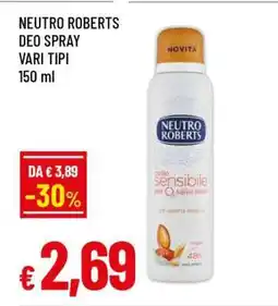 Famila NEUTRO ROBERTS DEO SPRAY VARI TIPI 150 ml offerta