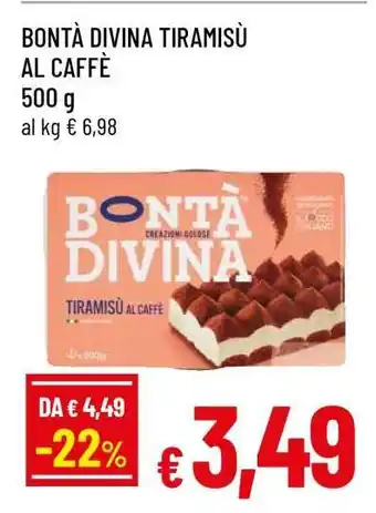 Famila Bontà Divina Tiramisù al Caffè offerta