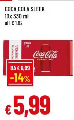 Famila COCA COLA SLEEK offerta