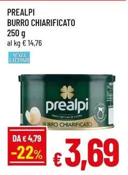 Famila PREALPI BURRO CHIARIFICATO offerta