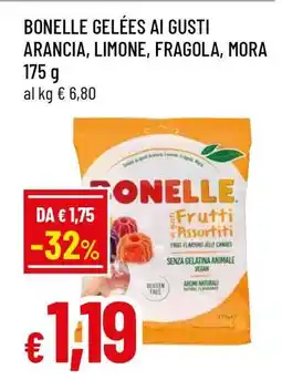 Famila BONELLE GELÉES AI GUSTI ARANCIA, LIMONE, FRAGOLA, MORA offerta