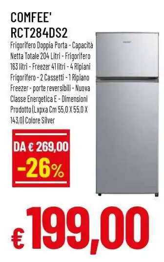 Famila COMFEE' RCT284DS2 offerta