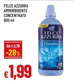 Famila FELCE AZZURRA AMMORBIDENTE CONCENTRATO 900 ml offerta