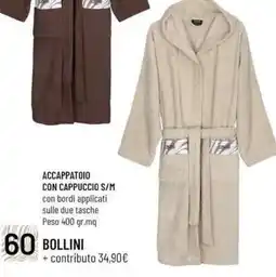 Famila ACCAPPATOIO CON CAPPUCCIO S/M offerta