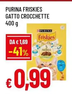 Famila PURINA FRISKIES GATTO CROCHETTE 400 g offerta