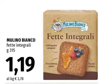 Famila Mulino Bianco Fette integrali offerta