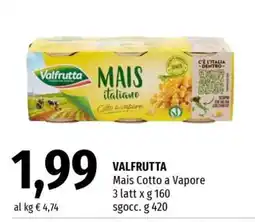 Famila VALFRUTTA MAIS COTTO A VAPORE offerta