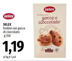Famila SELEX Frollini con Gocce di Cioccolato offerta