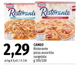 Famila CAMEO Ristorante pizza assortita surgelata offerta