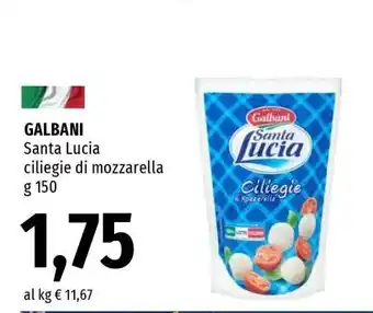 Famila GALBANI SANTA LUCIA CILIEGIE DI MOZZARELLA offerta
