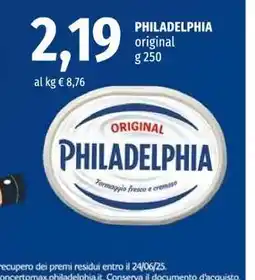 Famila Philadelphia offerta