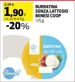 Coop BURRATINA SENZA LATTOSIO BENESÌ COOP offerta
