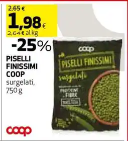 Coop PISELLI FINISSIMI COOP offerta