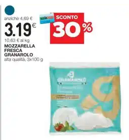 Coop MOZZARELLA FRESCA GRANAIROLO offerta