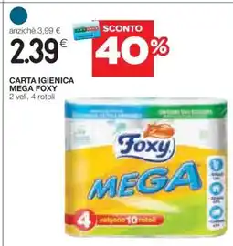 Coop CARTA IGIENICA MEGA FOXY offerta