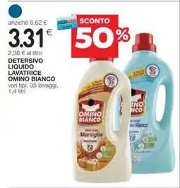 Coop Detersivo Liquido Lavatrice Omino Bianco offerta