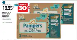 Coop PANNOLINI O MUTANDINE BABY DRY PAMPERS offerta