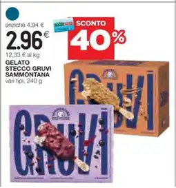 Coop Gelato Stecco Gruvi Sammontana offerta