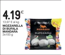 Coop MOZZARELLA DI BUFALA MANDARA offerta