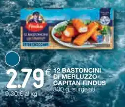 Coop 12 Bastoncini di Merluzzo Capitan Findus offerta