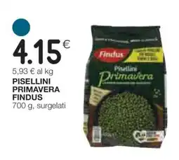 Coop Pisellini Primavera Findus offerta